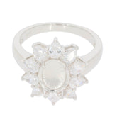 Sterling Silver Semi Mount Ring Setting Oval OV 9x7mm PJC5035R - Syzjewelry